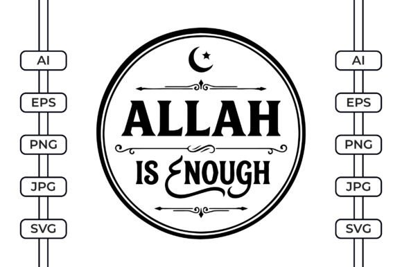 Allah is Enough: A Designer's Review for Embroidery