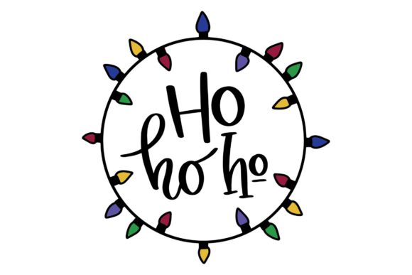 Christmas Lights Ho Ho Ho
