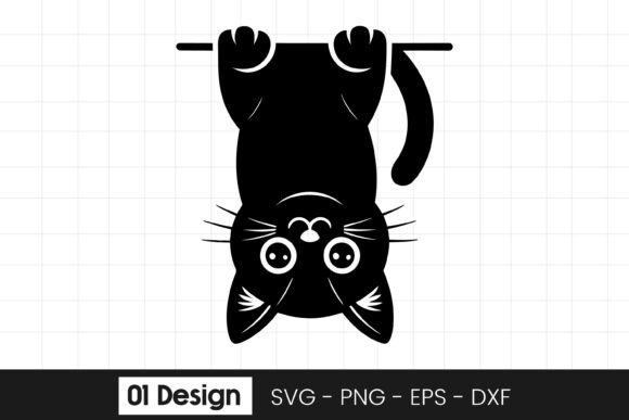 Funny Hanging Cat Peeking Clipart: A Designer's Review