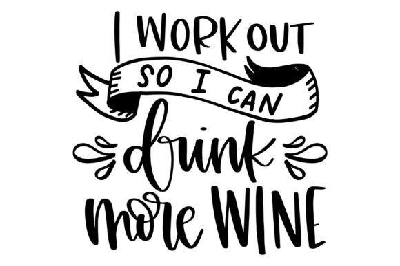 Gym and Wine Humor: A Designer's Take on Fitness Meets Fun