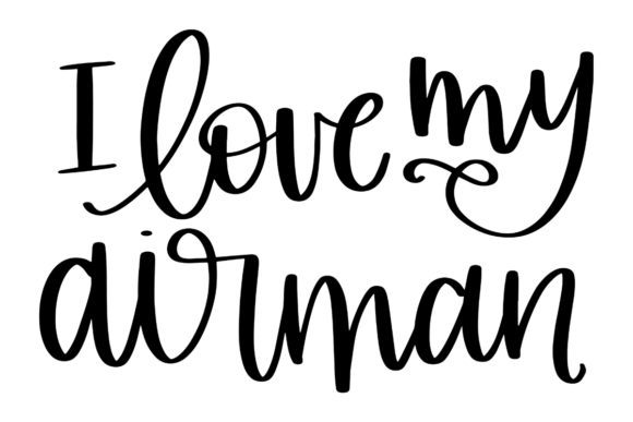 I Love My Airman: A Designer's Take on Script Embroidery
