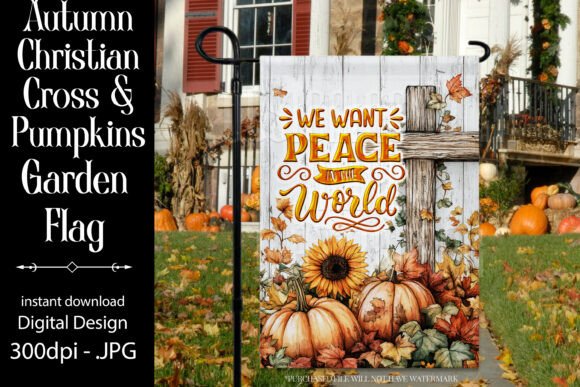 Review: Autumn Christian Saying Garden Flag 4