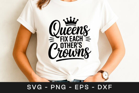 Review: Queens Fix Each Other's Crowns Embroidery Design